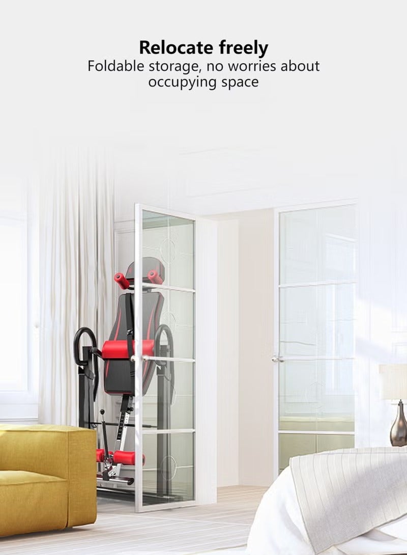 XiuWoo Gravity Heavy Duty Inversion Machine With Headrest And Adjustable Protection Belt, Back Stretcher, Foldable,Load-Bearing Capacity 120KG - Image 2