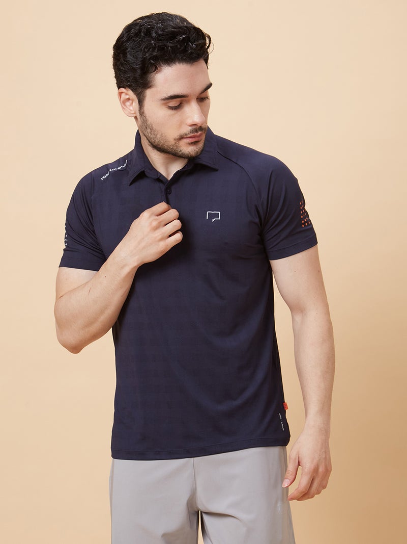 ROAR FOR GOOD Men's Quick Dry Sports T-Shirt | Lightweight Breathable Collared Neck Gym & Running Tee | Moisture Wicking Activewear for Workout, Training & Fitness - Image 3