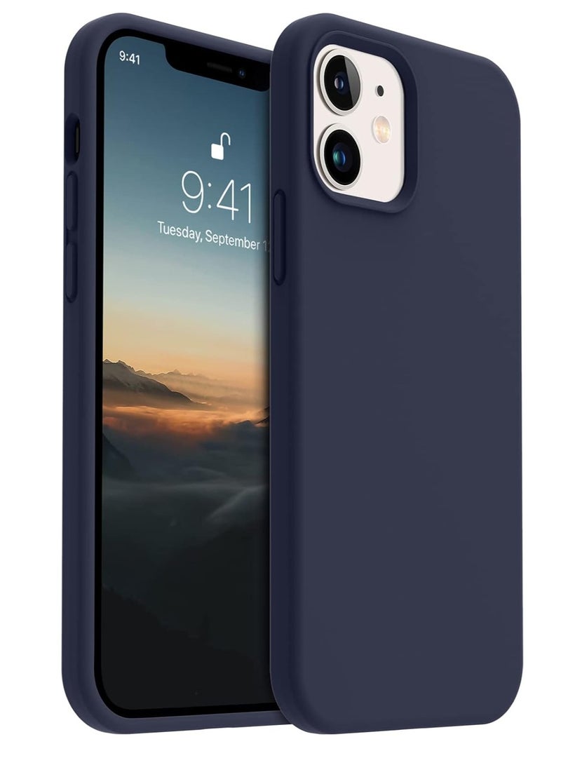 MIGOFAST Liquid Silicone Gel Cover with Full Body Protection Anti-Scratch Shockproof Case Compatible with iPhone 12 - Image 1