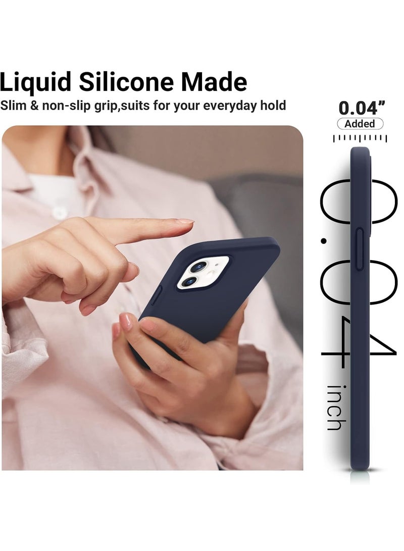 MIGOFAST Liquid Silicone Gel Cover with Full Body Protection Anti-Scratch Shockproof Case Compatible with iPhone 12 - Image 2