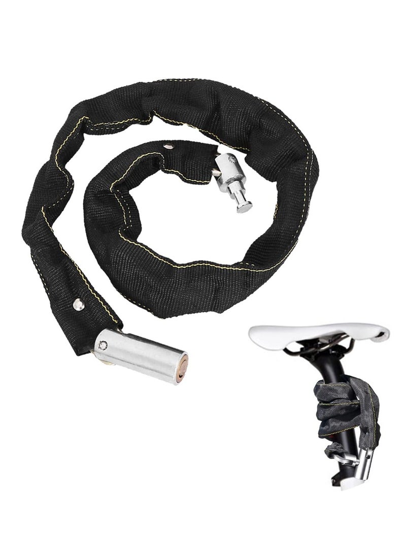 Y&D Bike Chain Lock, Heavy Duty Anti Theft Bicycle Security Chain, Weatherproof Lock Padlock for Bike, Bicycle, Scooter, Motorcycle, Door, Gate, Fence(3.6 Feet)  - Image 1