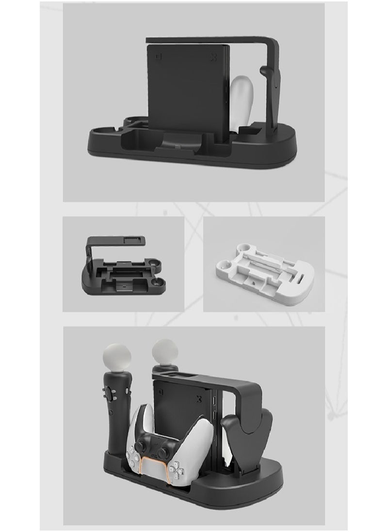 iplay - Multifunction Controller Charging Dock and PS VR Display Stand for PS5 Black - Image 1
