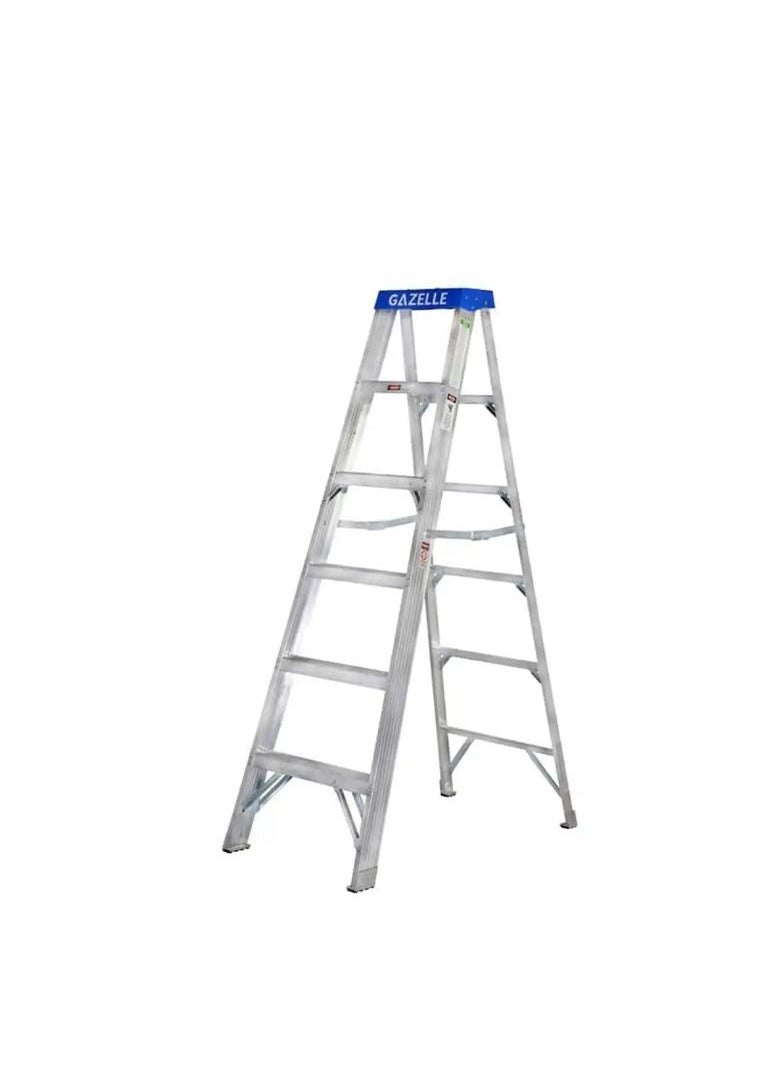 Gazelle Aluminium Step Ladder 6ft/1.8mtr  - Image 1