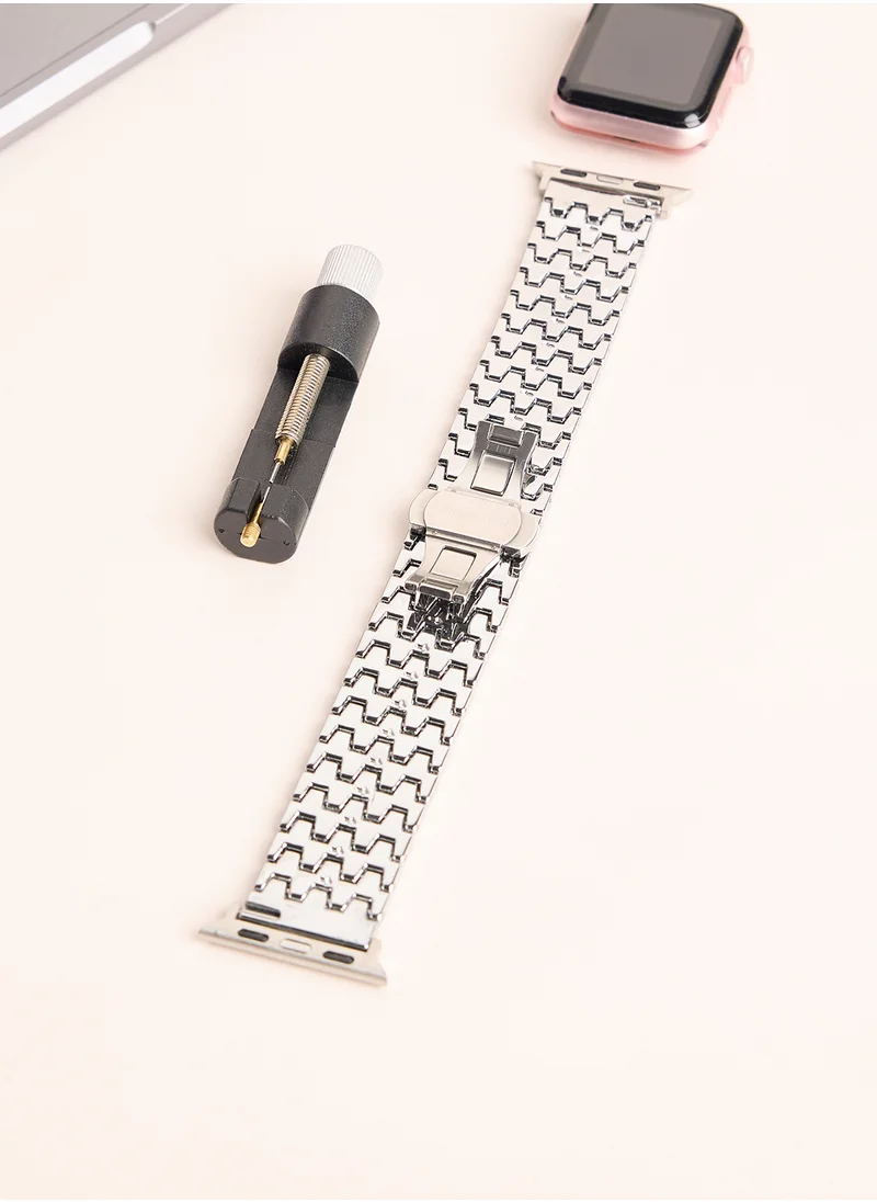 COCONUT LANE Mermaidsilver Apple Watch Strap 38/40