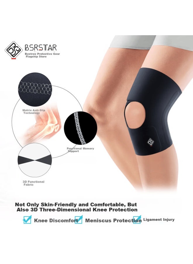 Bestray Men's Sports Knee Pads Professional Protective Knee Support Running Women's Joint Brace Medical Non-slip Cover - Image 3