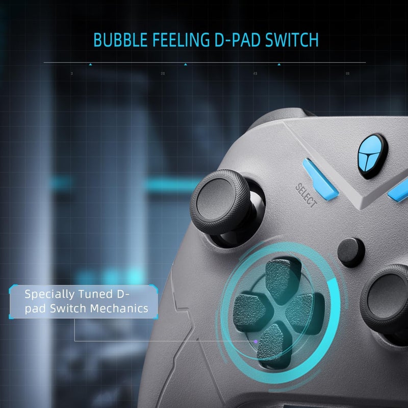ThundeRobot G30S Wireless PC Game Controller with Hall Effect Triggers, Adjustable Joystick, Tri-mode Connectivity for PC, Switch, IOS, Android - Image 2