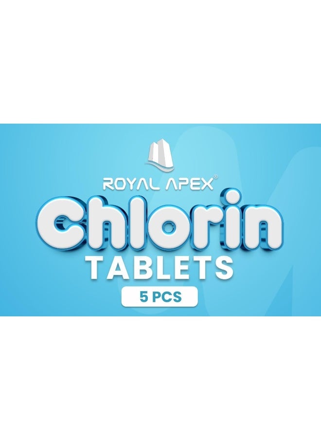 Royal Apex Royal Apex Bluqua Slow-Dissolving Chlorine Tablets 1Kg (1 Tin (5 Tablet))  - Image 5