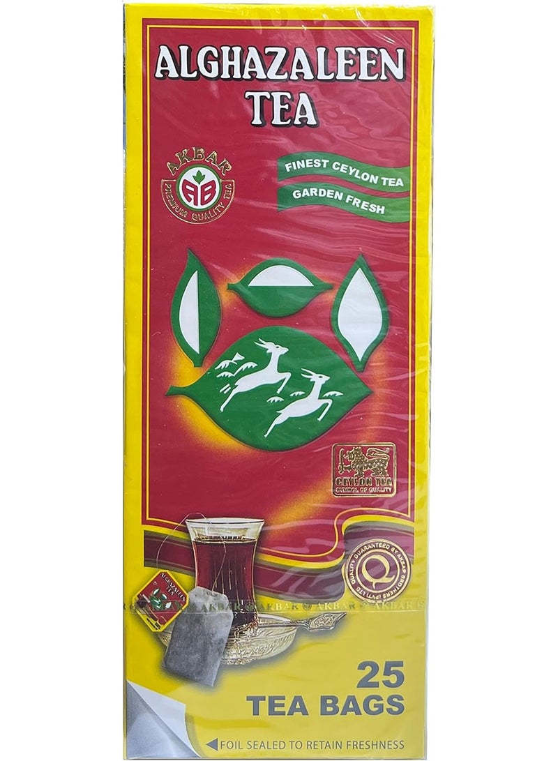 Alghazaleen Tea Bag Red 50 G 25 Tea Bags - Image 1