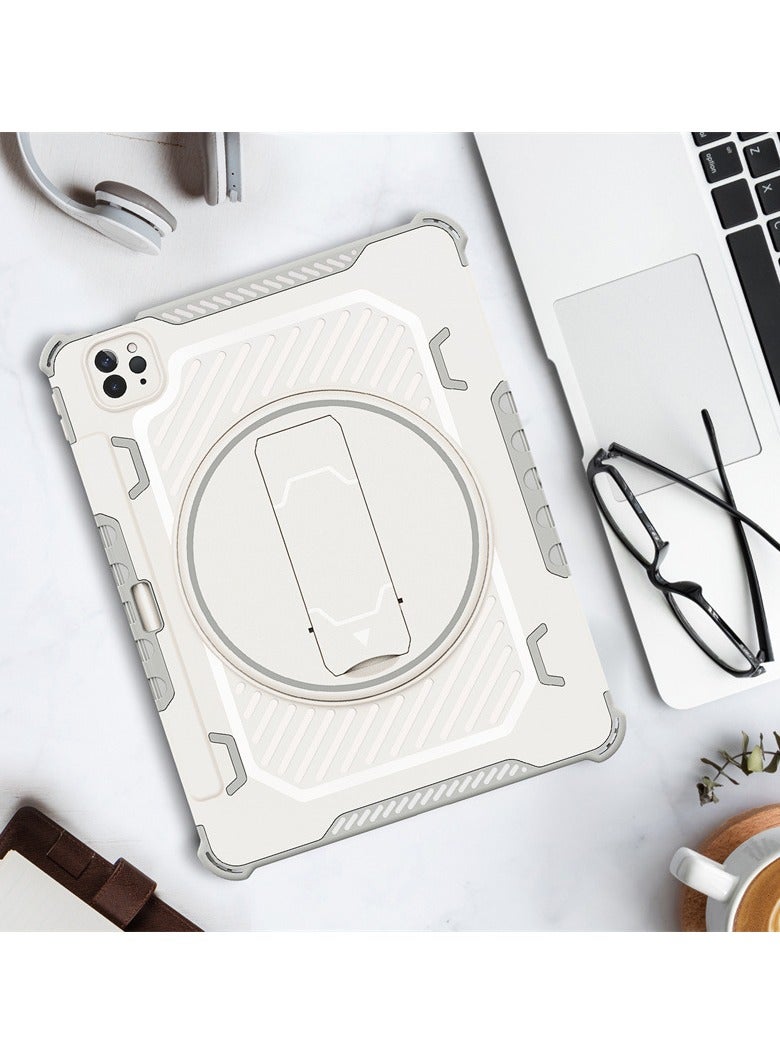 عام غطاء متوافق مع iPad Pro 12.9 بوصة 2018/2020/2021/2022، غطاء لوحي مناسب للأطفال - متين وخفيف الوزن ومقاوم للصدمات، مقاوم للسقوط [مع حامل]. - Image 2