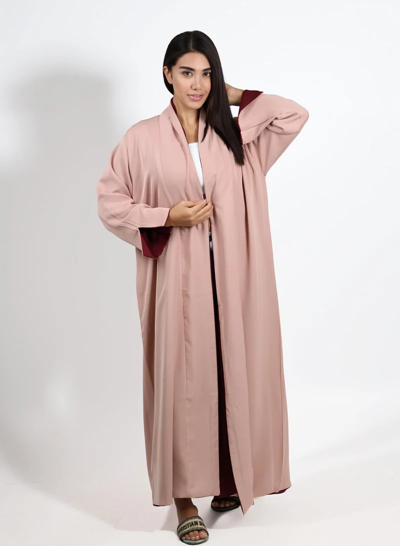 JAMEELA Reversible Two-Tone Abaya