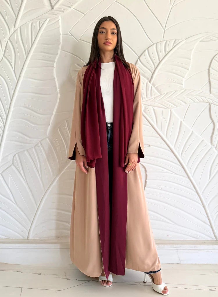 JAMEELA Reversible Two-Tone Abaya - Image 1