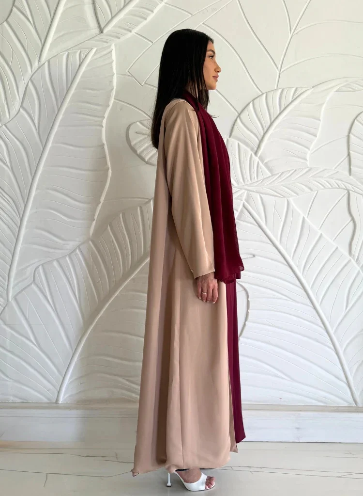 JAMEELA  Reversible Two-Tone Abaya for Women | Best Price UAE