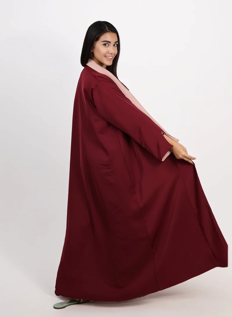 JAMEELA  Reversible Two-Tone Abaya for Women | Best Price UAE