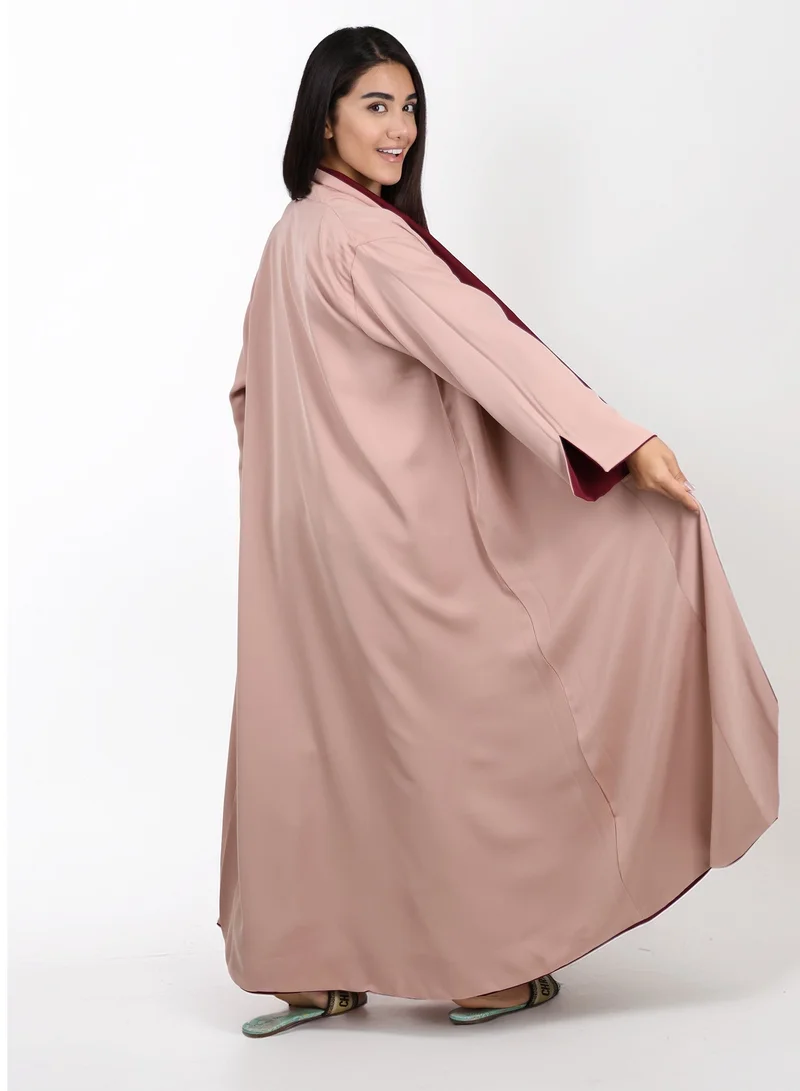 JAMEELA  Reversible Two-Tone Abaya for Women | Best Price UAE