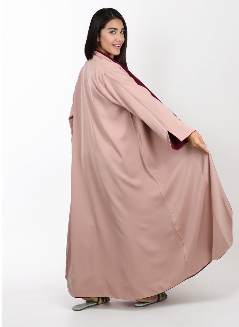 JAMEELA Reversible Two-Tone Abaya - Image 5