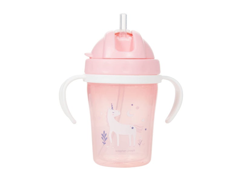 Stephen Joseph SJ120021 Straw Cups Unicorn One Size