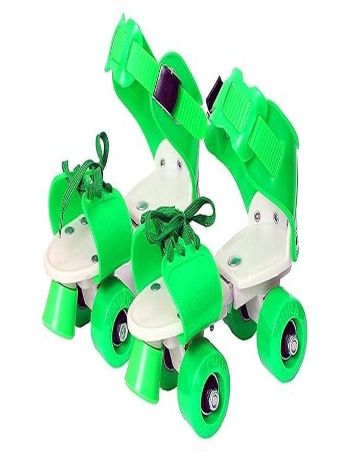 NestPlay Skating Shoes with School Sport PU | 4 Wheel Adjustable Skates | Dry Roller Skates for Kids | Adjustable up to 5-12 Years Age Group (Multicolor) - Image 3