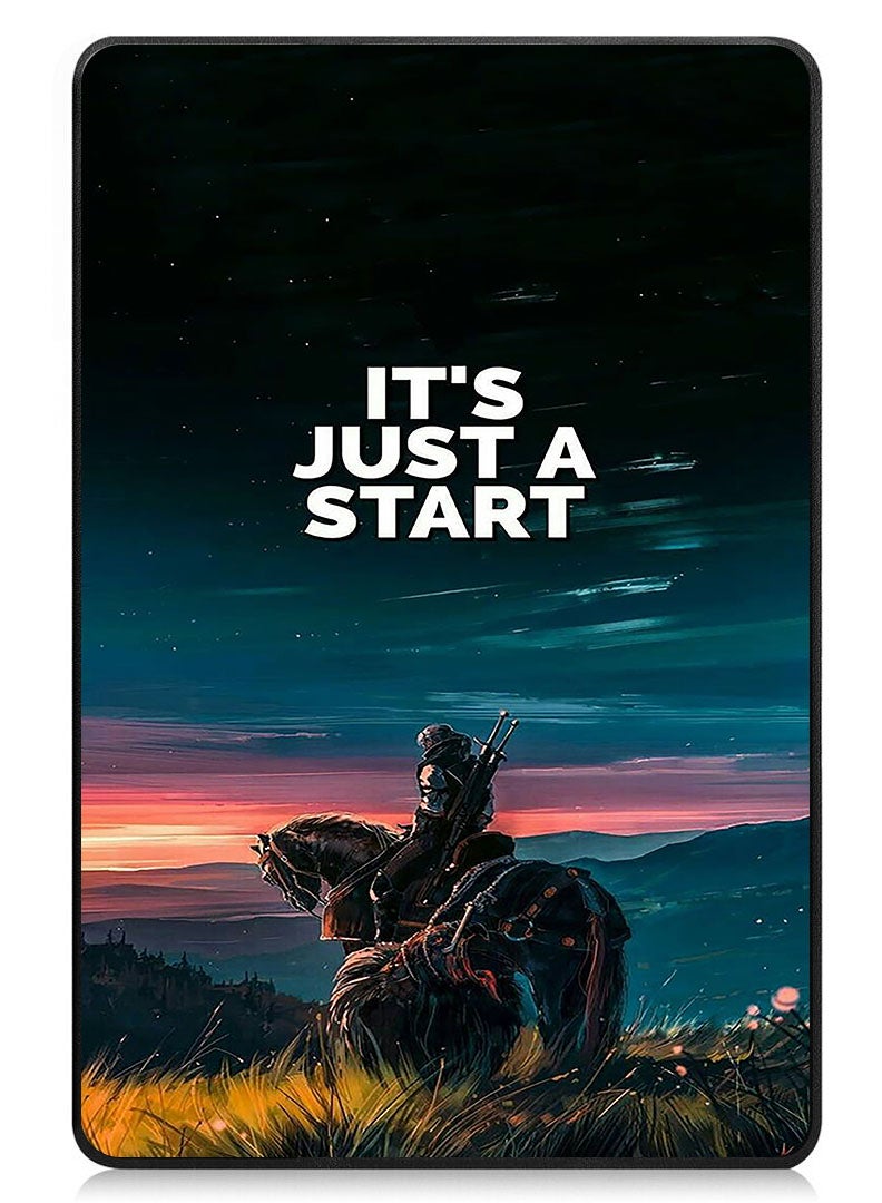 Theodor Protective Flip Case For Huawei MatePad 11.5 S (2024) With Trifold Stand Auto Wake Sleep Shockproof Cover its just a start - Image 1