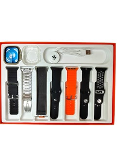 WS Smart Watch WS-X90 Max, 7 IN 1 With Health Fitness Tracker Sport Watch , 7 addition Replacement Band 49MM-Multicolour  - Image 2