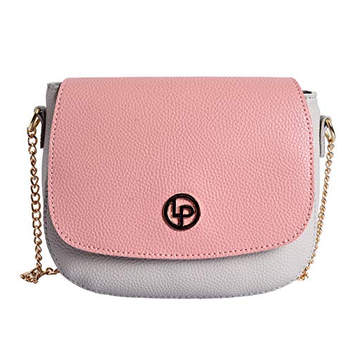 Lino Perros Pink Colored Sling bag (Pink) - Image 1