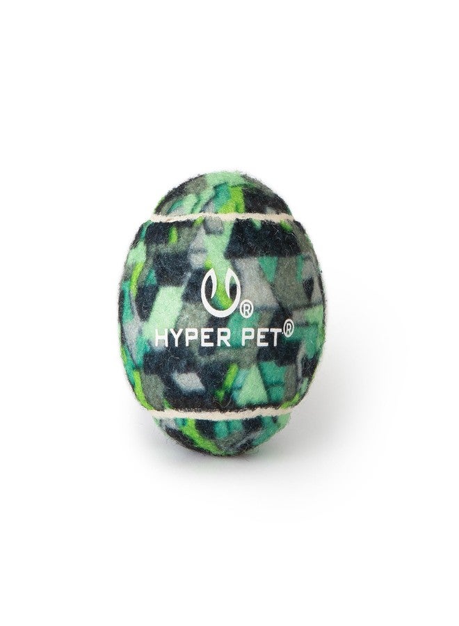 Hyper Pet® Tennis Balls, Interactive Dog Toy Ball, 2.5” Tennis Ball, Pack of 4, Green Camo Colored Tennis Balls, for Medium Sized Dogs - Image 2