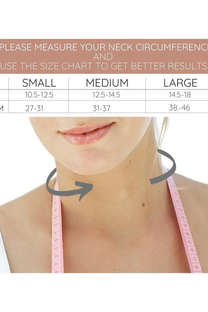 Post Surgery Neck and Chin Compression Wrap Bandage, Face Slimmer, Jowl Tightening, Neck Coverage, Chin Lifting Strap for Women - Image 3