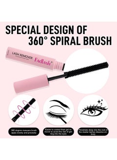 FADLASH Cluster Lash Glue Remover 5 Ml Lash Remover For Cluster Individual Lashes Soothing Non Irritating Oil Lash Glue Remover Mascara Wand Diy Eyelash Extension Remover Self Use At Home  - Image 4