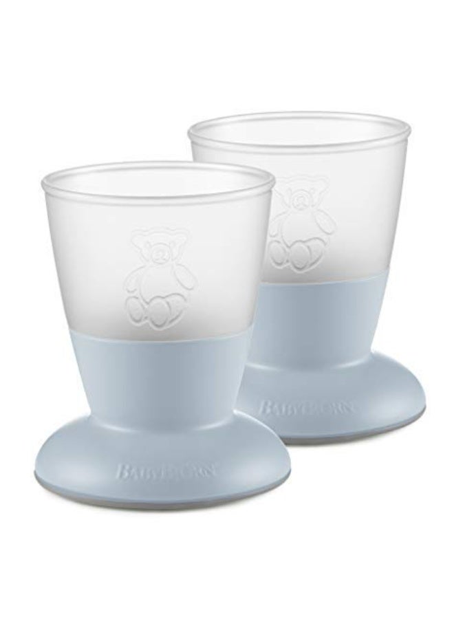 BABYBJORN BabyBjörn Baby Cup, 2-pack, Powder blue 