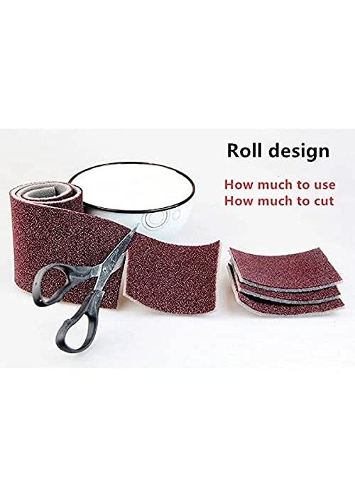 Prostuff.in Prostuffin Magic Cleaning Sponge Roll 100 cm Carborundum Sponge Brush Household Cleaning Tools Eraser Nano Sponge Washing Kitchen Tool  - Image 3