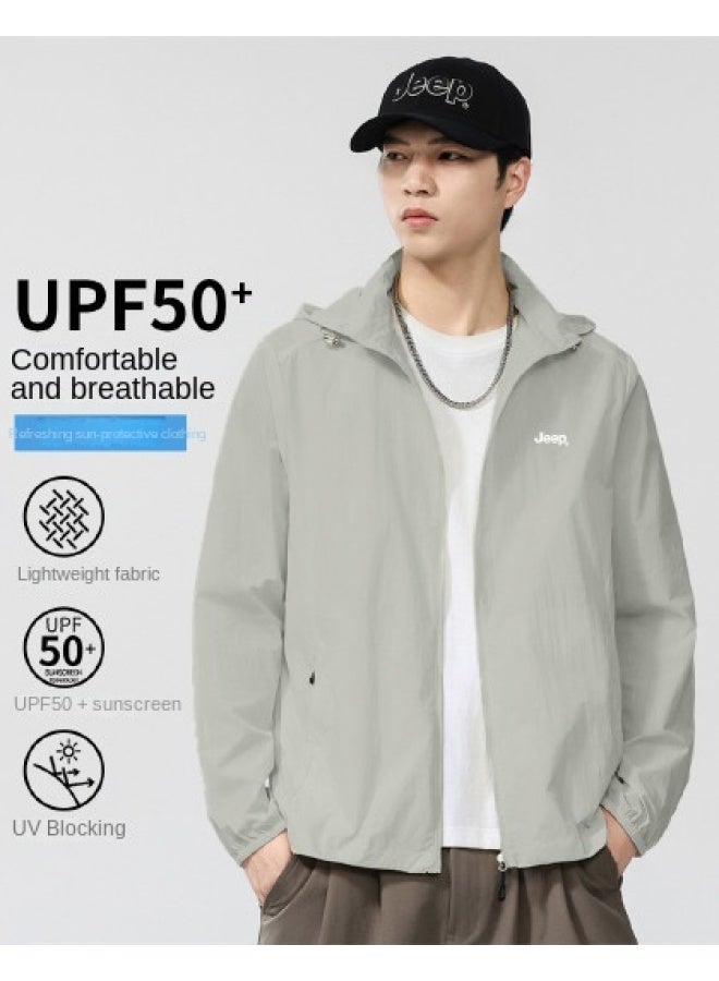 Jeep Men's Sun Protection Jacket Summer 2025 Uv-resistant Lightweight Breathable Fishing Sunshade Clothing - Image 1