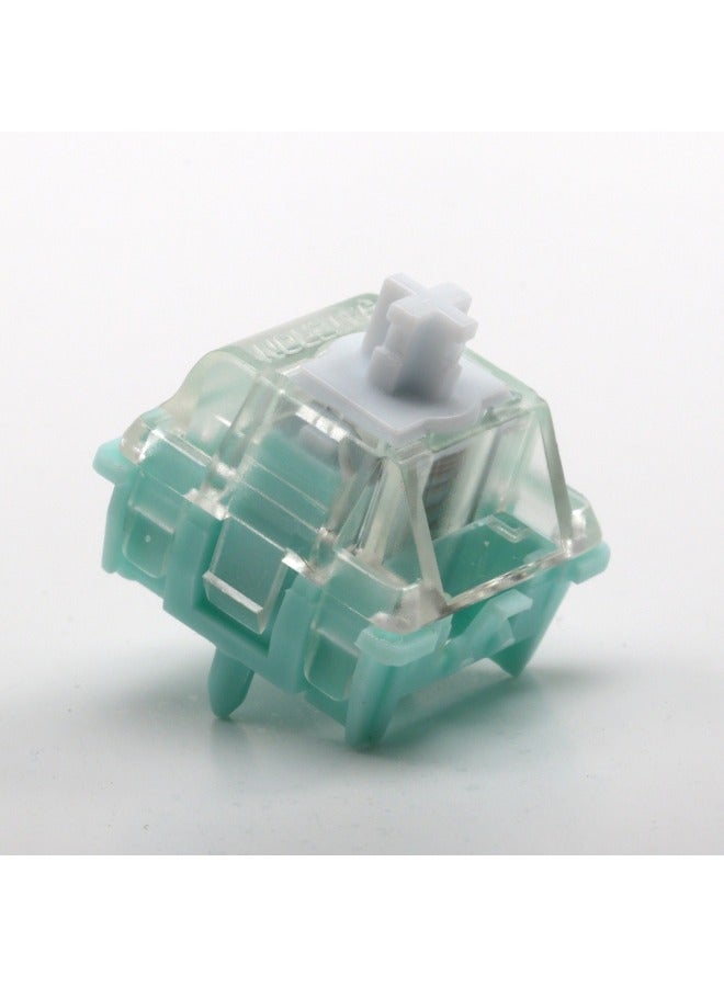 Jadalon Magnetic Jade Shaft Wooting Magnetic Shaft Adjustable Key-travel Electromagnetic Trigger Mahjong Sound Gaming Keyboard Shaft Body-Color:Special Note: The Magnetic Axis Is Not Compatible With Conventional Mechanical Keyboards