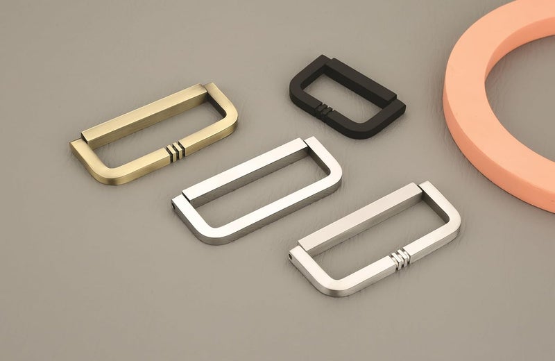jwl Kadi Brass Finish Handle Drawer OR Cabinet Drawer Pull 3 INCH Pack of 2 Piece Black 2 - Image 2
