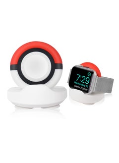 SYOSI Charger Stand for Apple Watch, Silicone Non-slip Dock, Wireless Fast Watch Charger Stand with Charging Cable, Charging Station Dock Holder Compatible with Apple Series Ultra/Se/8/7/6/5/4/3/2/1  - Image 1