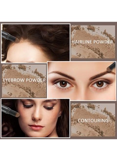 JOVIALITY Hairline Powder Hair Root Touch Up,Hair Filler Volumizing Powder Fill In Receding Hair Lines Bald Spots Wide Parts Forehead Side,Hairline Finishing Stick Sweatproof For Women Men (Coffee)  - Image 5
