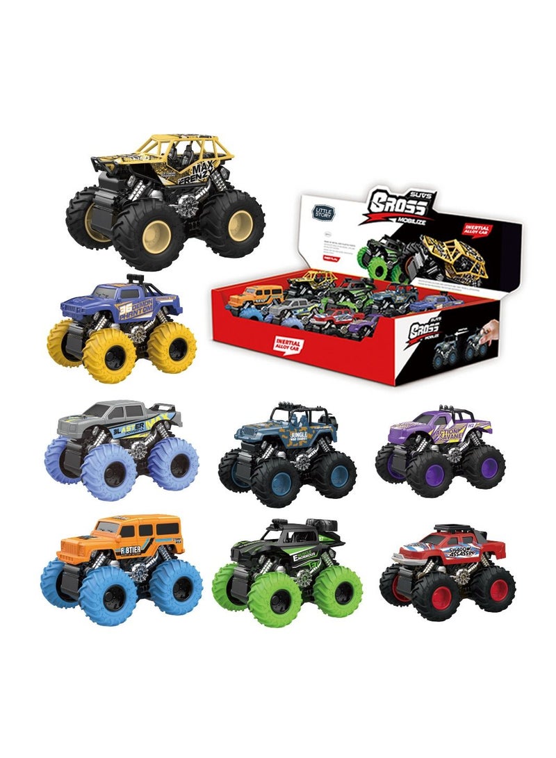 Little Story 8Pcs 4X4 Inertia Toy Car Set - Image 1