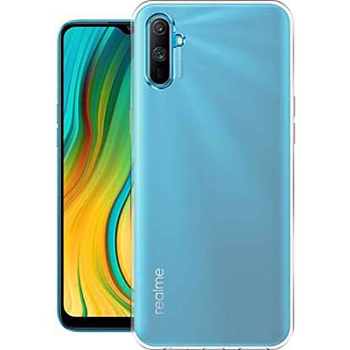 Casotec Soft TPU Back Case Cover for Realme C3 - Clear - Image 1