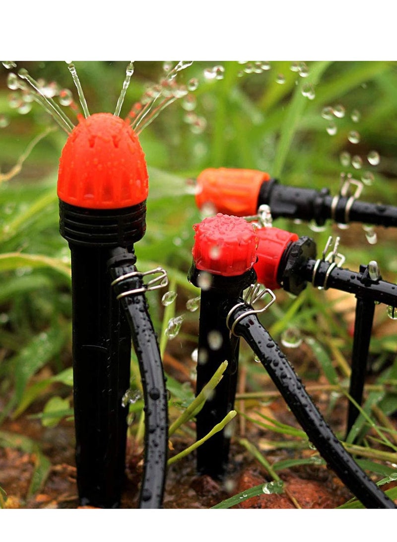 SYOSI 100pcs 1/4" Irrigation Hose Clamp Firm and Leak-Proof Easy to Install Solution Kit Connector Fitting Double Steel Wire Coil - Image 3