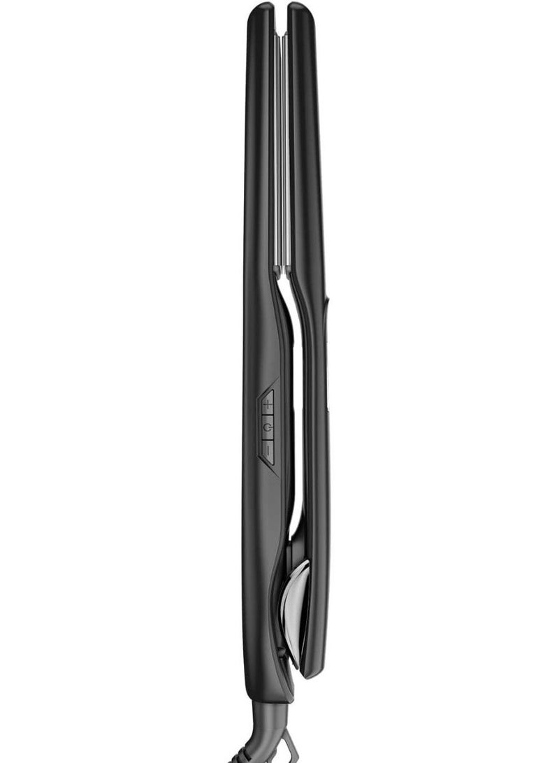 Rush Brush X2 Max Straightener Titanium Plates 250°C 18 Heat Level MHM Plate Fast Heating - Black - Image 3