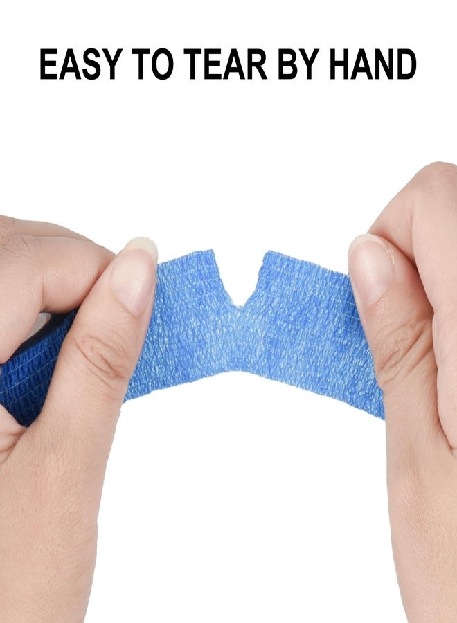 Sagafly 12 Pack Self Adhesive Bandages 1 Inch Cohesive Bandage Self Adherent Veterinary Bandage Dog Pet Bandage Elastic Bandage Self Adhesive Finger Tape for First Aux - Image 4