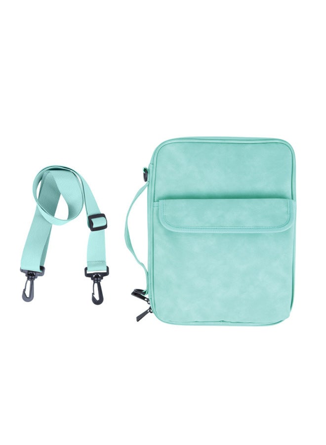 Tablet Bag 11 Inch Men's And Women's Bag Crossbody Bag Advanced IPad Storage Bag 13 Laptop Laptop Inner Bag-Color:Green-Size:11inch - Image 1