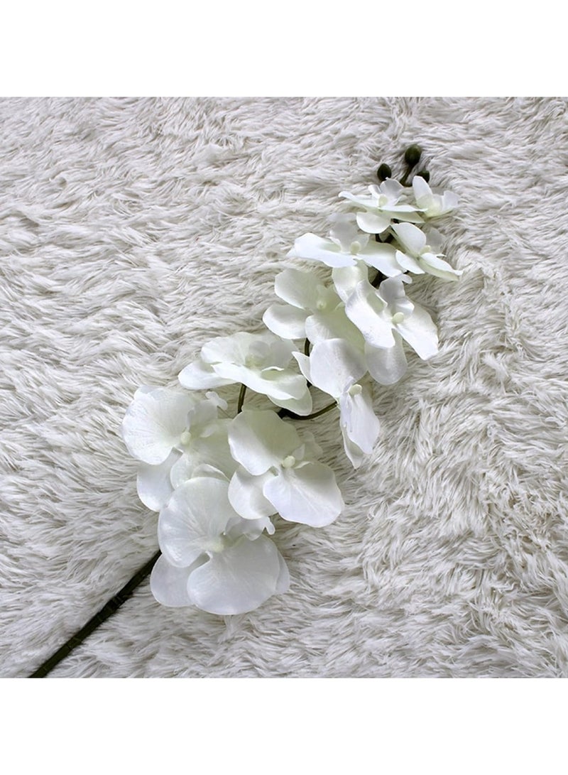 Huitich Sunlit Symphony: Artificial Dendrobium Flowers in White  - Image 4