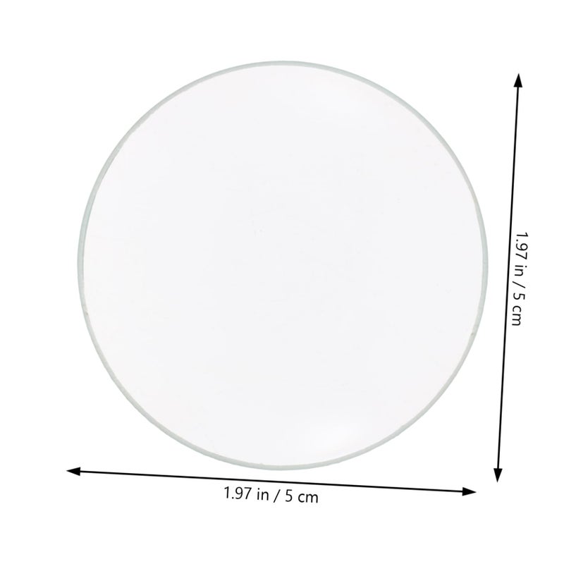 Double Convex Glass Lens Optical Experiment Focal Length Polished Ground Edges 75mm Diameter - Image 5