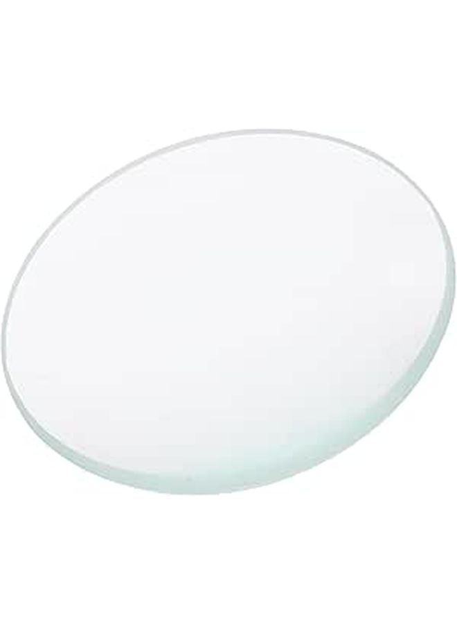 Double Convex Glass Lens Optical Experiment Focal Length Polished Ground Edges 75mm Diameter - Image 1