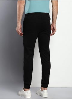 Regular Fit Men's Black Cotton Trousers - Mid-Rise, Full Length, Button & Zip Closure - pzsku/Z596A6645FB80A122722AZ/45/_/1732792449/fb98f7b6-c87a-4d8d-a6bf-d50aec9ab96f