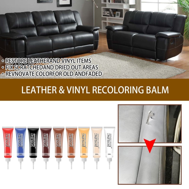 Jaysuing Car Leather Color Restoration Cream Leather Coat Leather Shoes Car Leather Seat Renewal Color Restoration Cream - Image 2