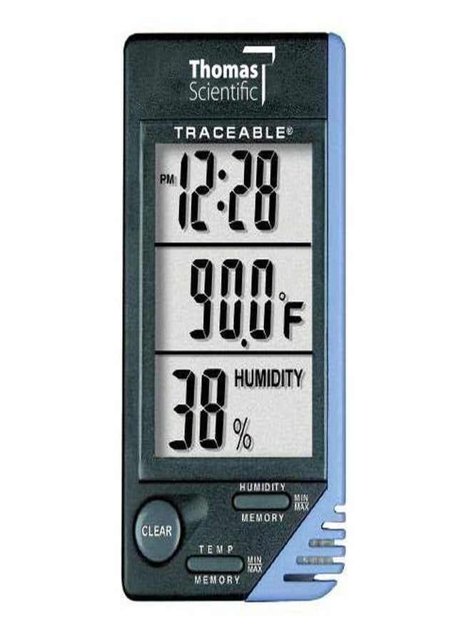 Thermometer/Clock W/Alarm