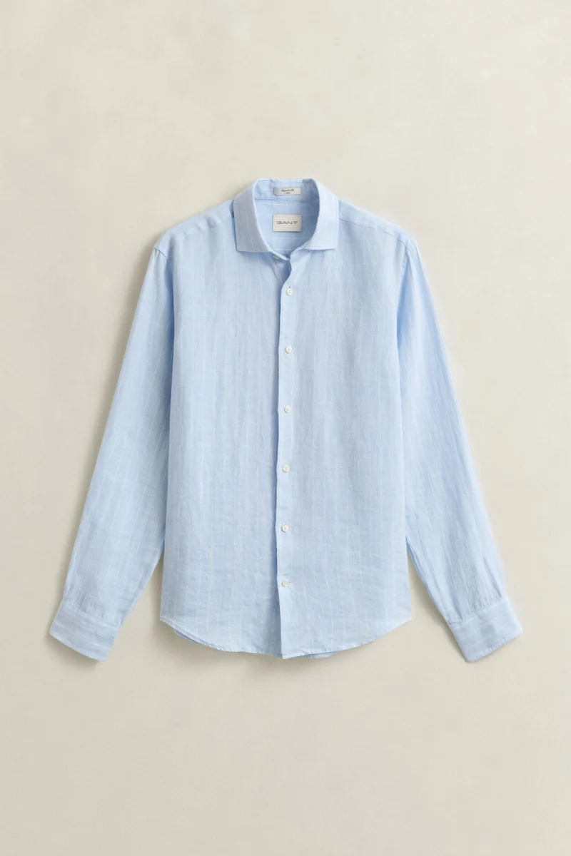 GANT  Regular Linen Stripe Shirt for Men | Best Price UAE