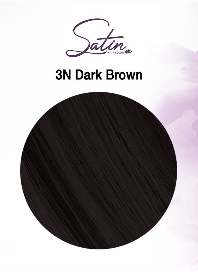 Satin SATIN Hair Color Natural Series, Dark Brown, 3.0 Ounce  - Image 2