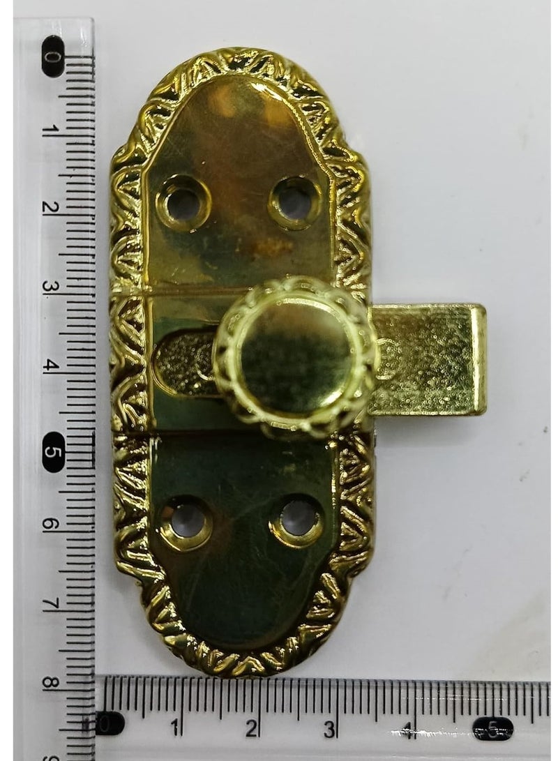 ترباس لقفل الباب و النوافذ و الشرعة (ذهبي) - Image 4