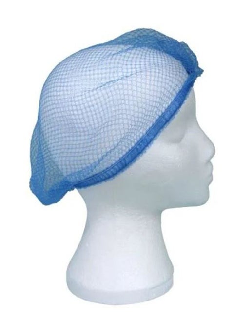 1000 Peice Disposable Hair Net/Mob Caps/Hair Caps-Blue with elastic stretch band Polypropylene Hats